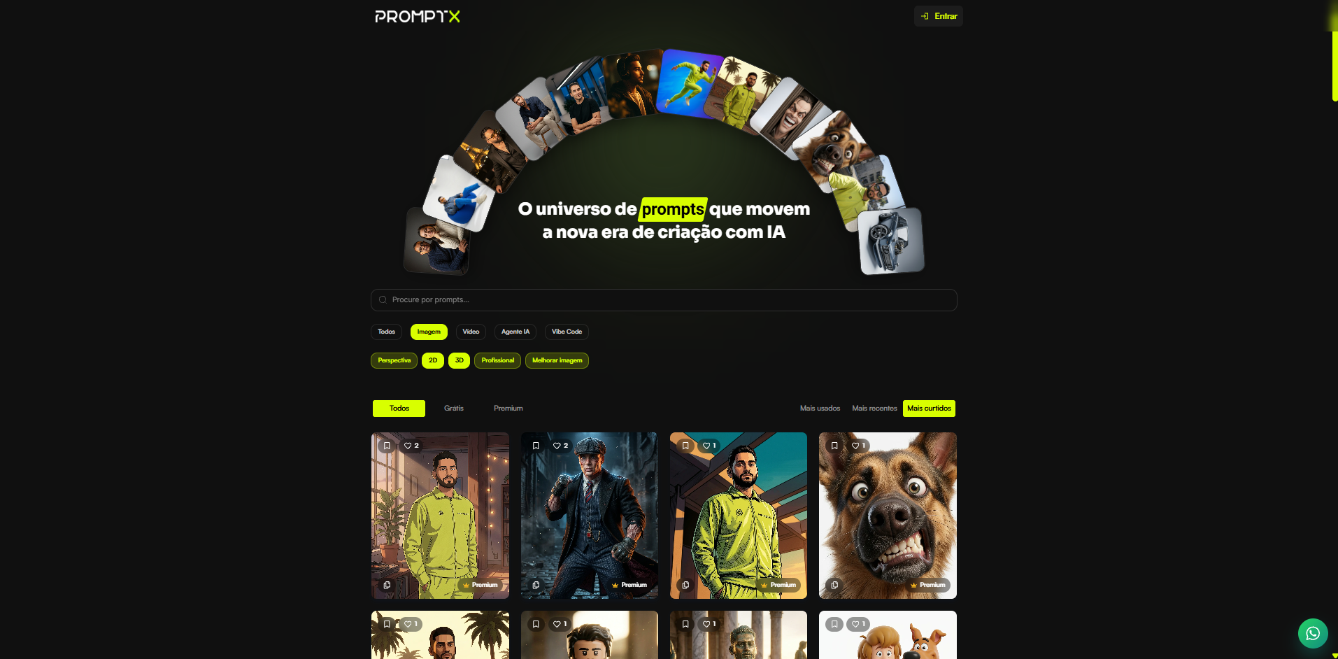 Interface do PromptX desenvolvido pela GVP
